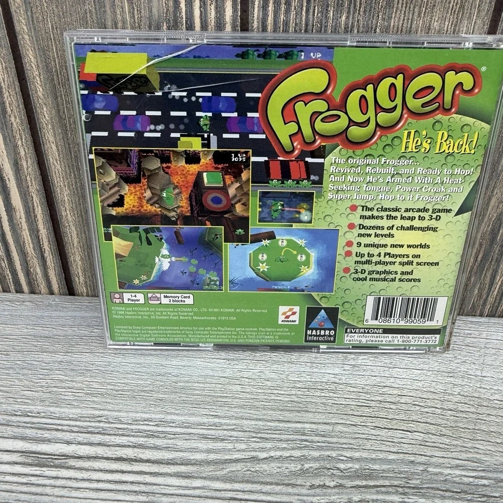 Frogger (Sony PlayStation 1 PS1) Complete & Tested